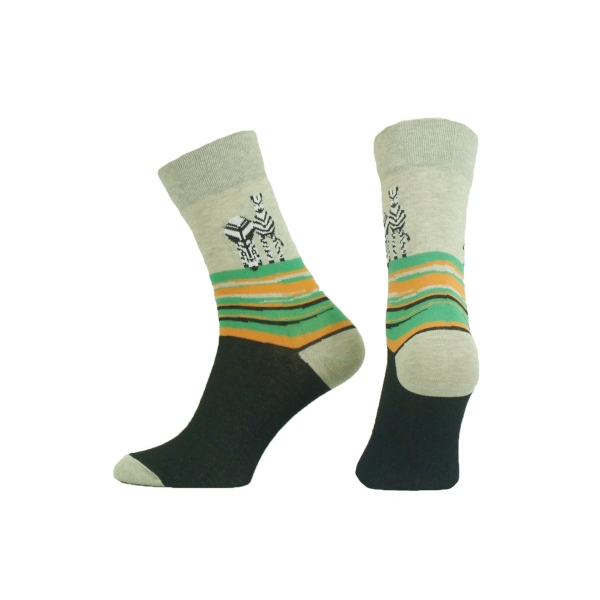 Funny Socks FS671-114  zebra