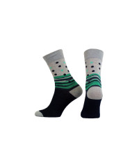 Funny Socks FS671-113  kółka+kreski